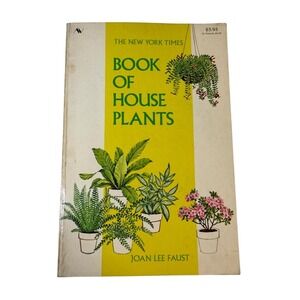 VTG New York Times Book of House Plants Joan Lee Faust 1973 Vintage Paperback
